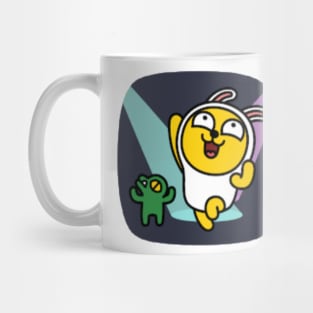 KakaoTalk Friends Muzi & Con (Dancing) Mug